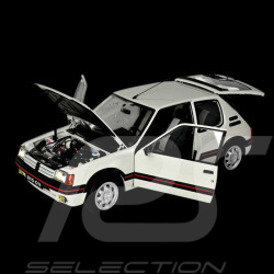 Kit Peugeot 205 GTI 1.9 1985 Blanc 1/8 à monter Ixo Models