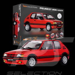 Kit Peugeot 205 GTI 1.9 1985 Red 1/8 Ixo Models