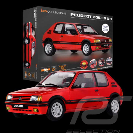 Kit Peugeot 205 GTI 1.9 1985 Red 1/8 Ixo Models