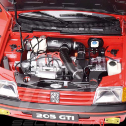 Kit Peugeot 205 GTI 1.9 1985 Red 1/8 Ixo Models