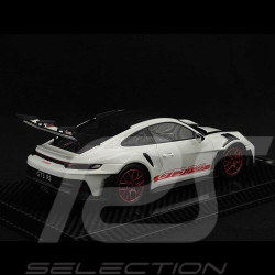 Porsche 911 GT3 RS Typ 992 2022 Weissach Package Weiß / Pyrorot Streifen 1/18 Radscale RMW