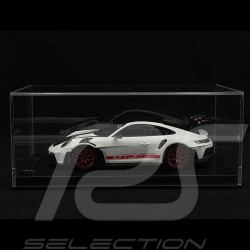 Porsche 911 GT3 RS Typ 992 2022 Weissach Package Weiß / Pyrorot Streifen 1/18 Radscale RMW