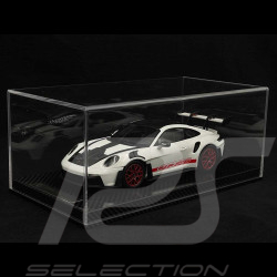 Porsche 911 GT3 RS Typ 992 2022 Weissach Package Weiß / Pyrorot Streifen 1/18 Radscale RMW