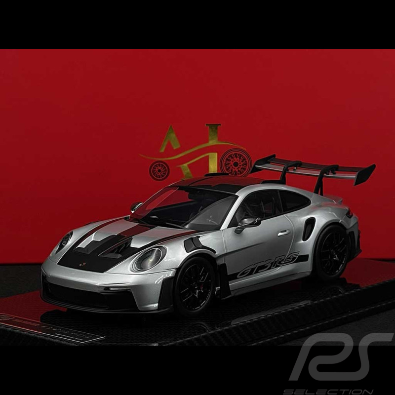 Porsche 911 GT3 RS Type 992 2022 Weissach Package Gris Argent 1/18 Radscale RMS