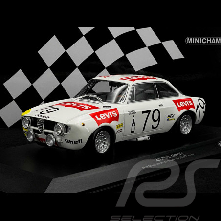 Alfa Romeo 1300 GTA n° 79 24h Spa 1971 1/18 Minichamps 155711279