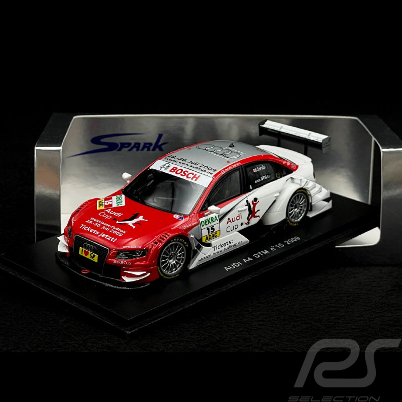 Oliver Jarvis Audi A4 DTM n° 15 DTM 2009 1/43 Spark S2512