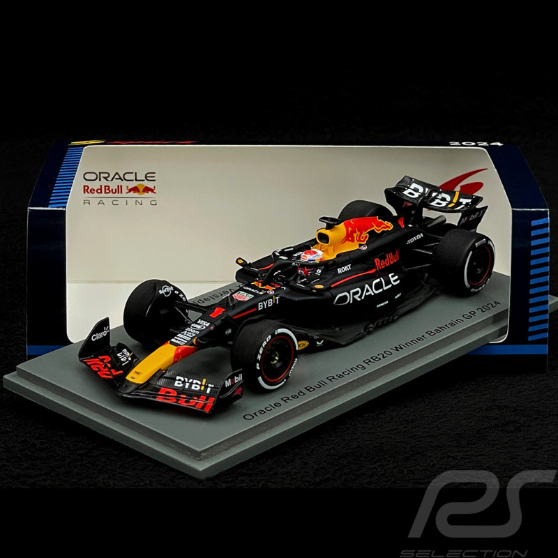 Max Verstappen Red Bull Racing RB20 n° 1 Vainqueur GP Bahrein 2024 1/43 Spark S9519