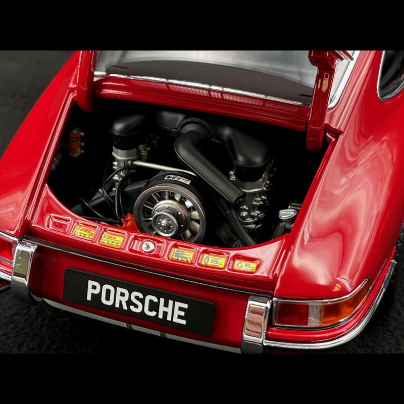 Porsche 911 Coupe Type 901 1964 Signal Red 1/18 Kyosho KS08969R