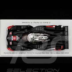 Toyota GR010 Hybrid n° 8 5ème 24h Le Mans 2024 1/43 Spark S9116