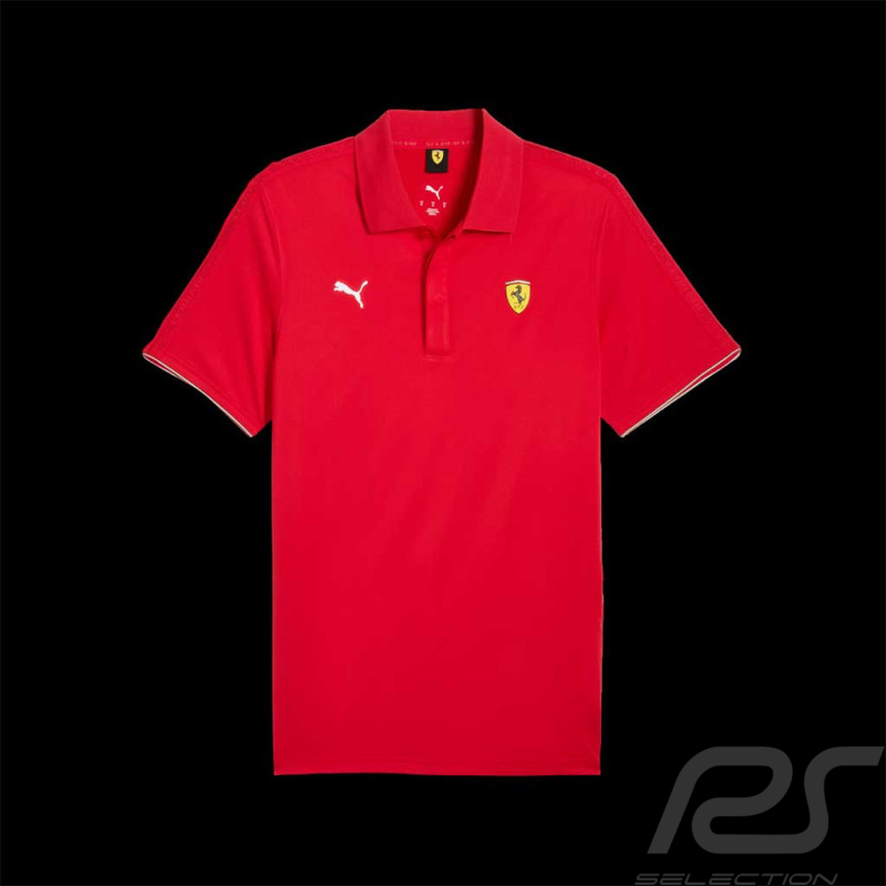 Ferrari Poloshirt F1 Team Puma Rot 630185-02 - Unisex
