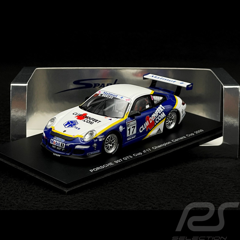 Porsche 911 GT3 Cup type 997 n° 17 Champion Carrera Cup 2009 1/43 Spark MX021