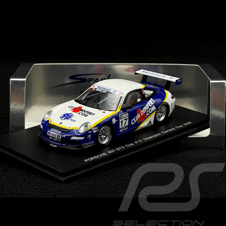 Porsche 911 GT3 Cup type 997 n° 17 Champion Carrera Cup 2009 1/43 Spark MX021