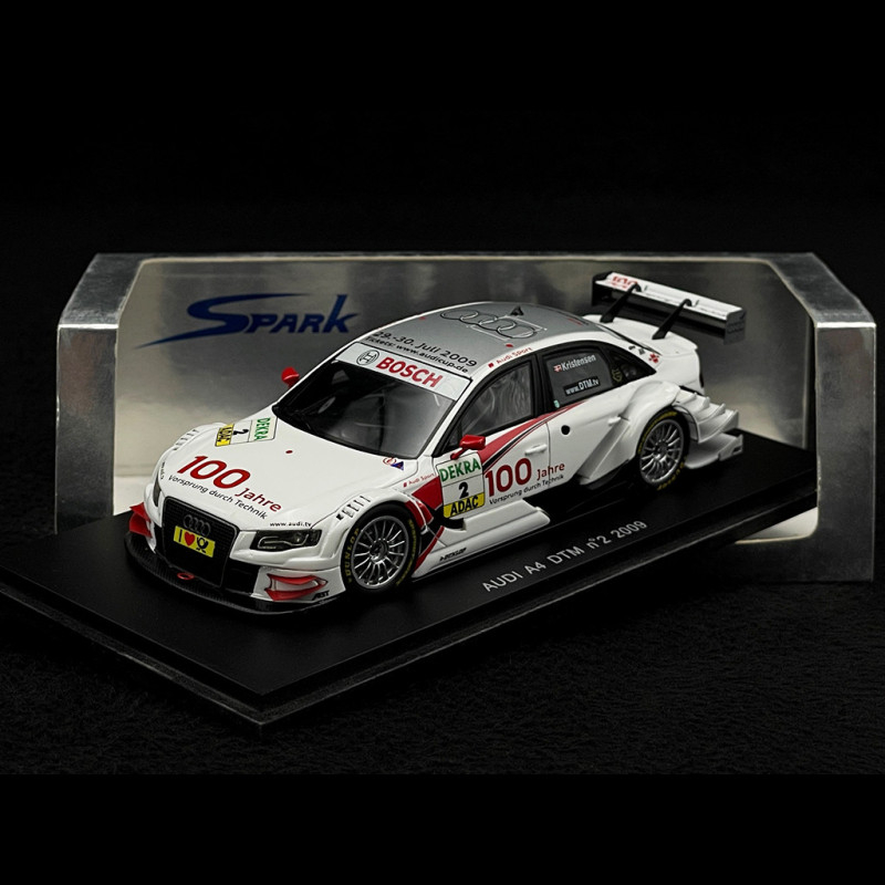 Tom Kristensen Audi A4 DTM 100 Jahre n° 2 DTM 2009 1/43 Spark S2506