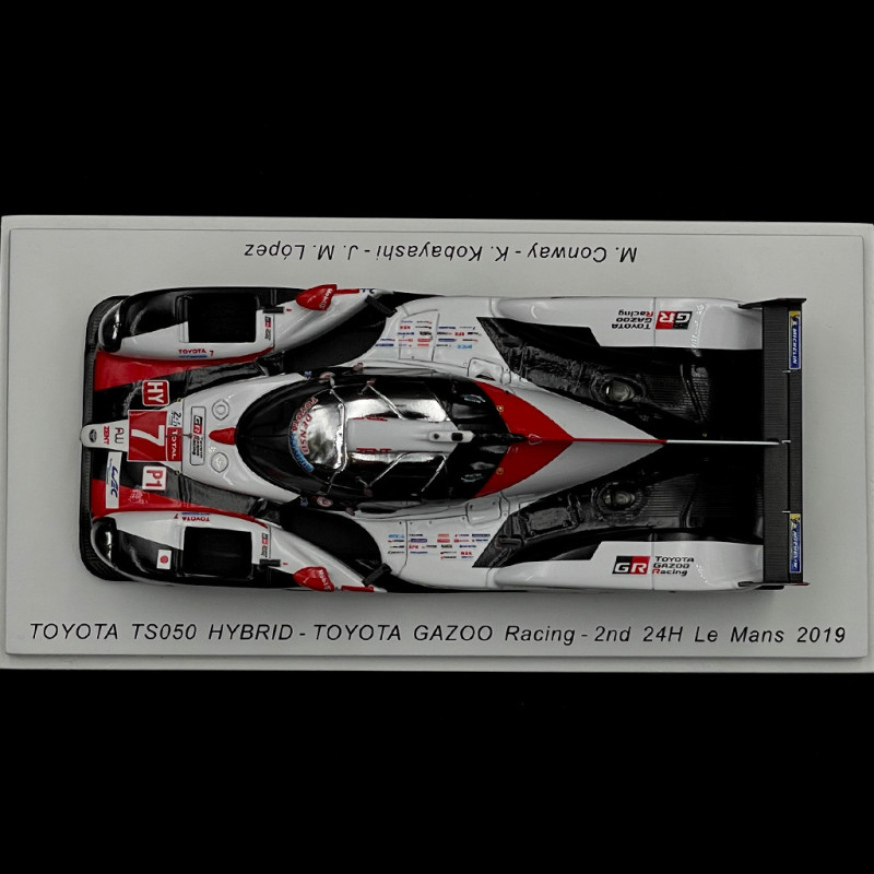 Miniature Spark 1/43 - Toyota TS050 Hybrid N°7 - 2ème Aux 24H Du Mans 2019 - Conway