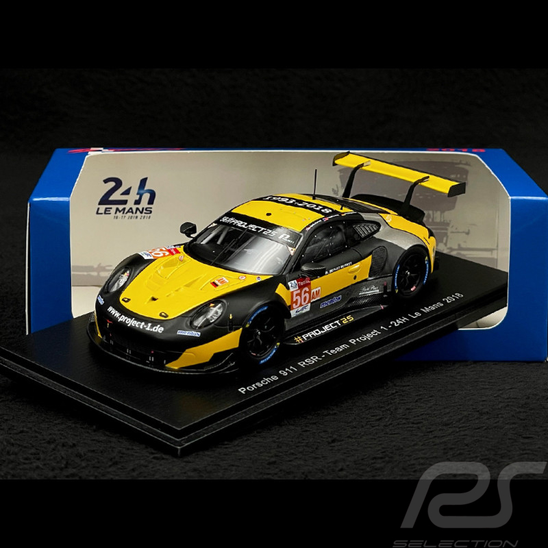 Porsche 911 RSR type 991 24h du Mans 2018 n° 56 Team Project One 1/43 Spark S7038