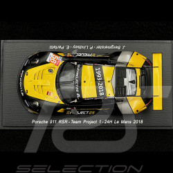 Porsche 911 RSR typ 991 24h du Mans 2018 n° 56 Team Project One 1/43 Spark S7038