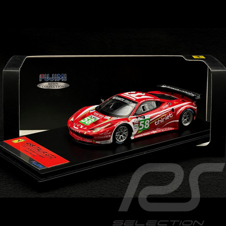 Ferrari 458 Italia GT2 n° 58 24h Le Mans 2011 1/43 Fujimi TSM11FJ019