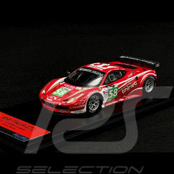 Ferrari 458 Italia GT2 n° 58 24h Le Mans 2011 1/43 Fujimi TSM11FJ019