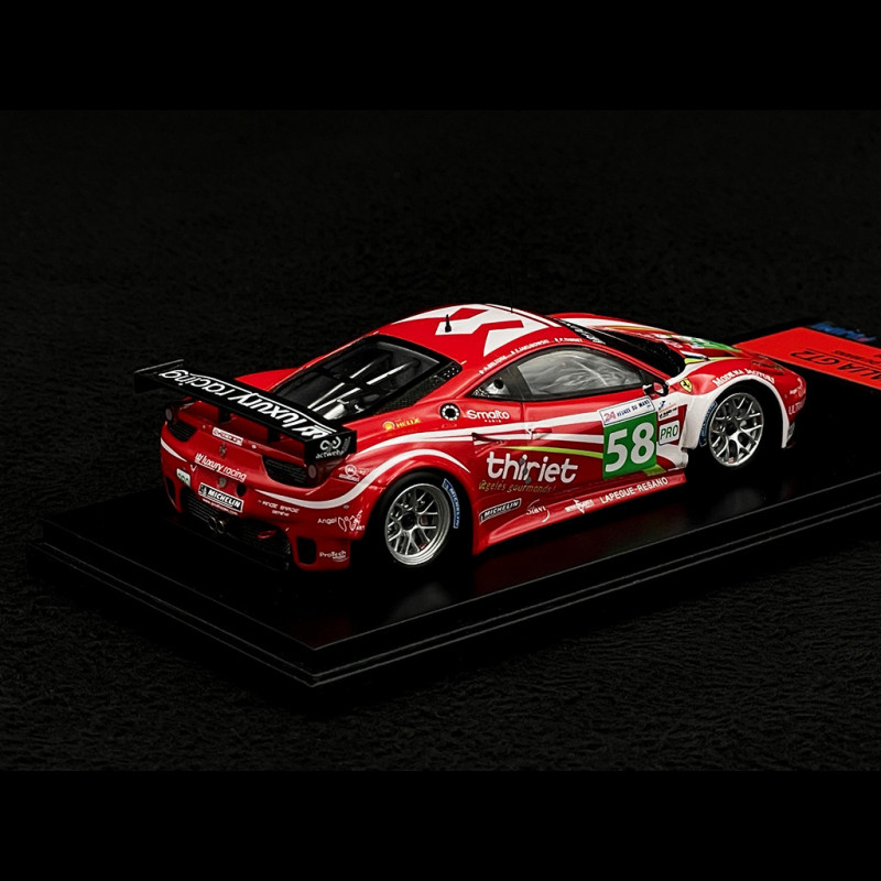 Ferrari 458 Italia GT2 24h Du Mans 2011 – Fujimi 1/43 – Vitrine – Occasion
