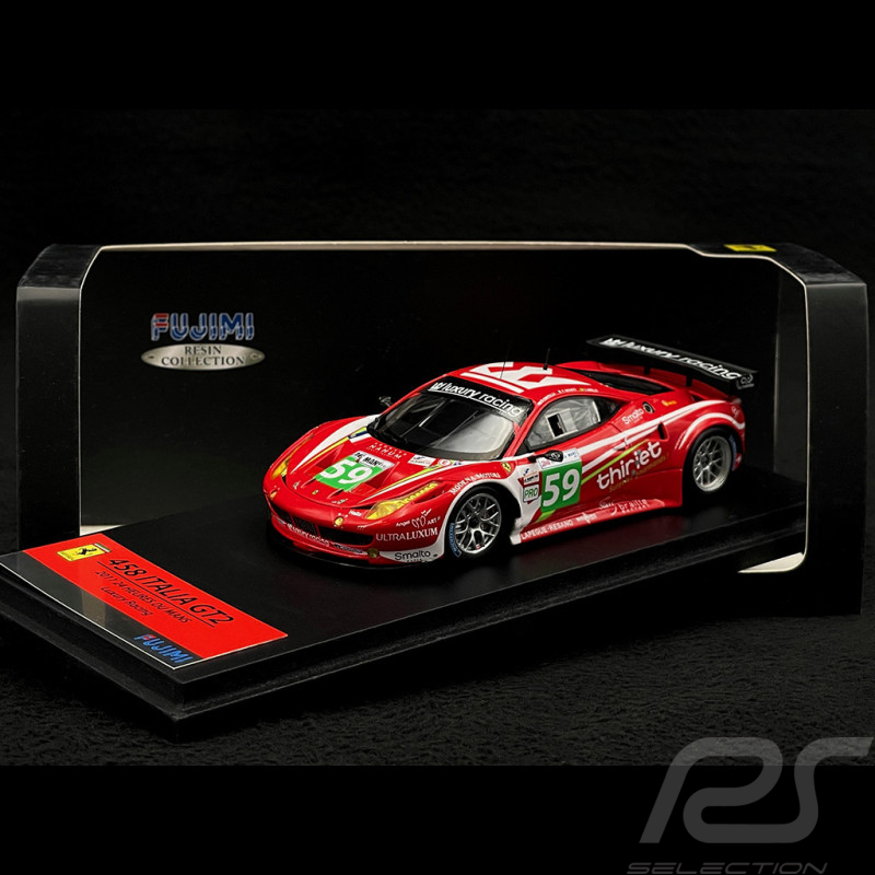 Ferrari 458 Italia GT2 n° 59 24h Le Mans 2011 1/43 Fujimi TSM11FJ020