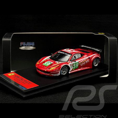 Ferrari 458 Italia GT2 n° 59 24h Le Mans 2011 1/43 Fujimi TSM11FJ020