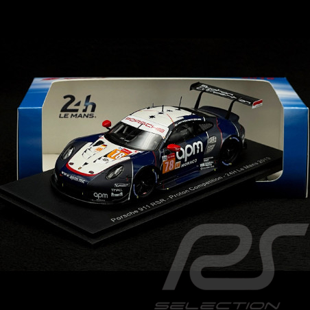 Porsche 911 RSR typ 991 n° 78 Proton Competition Le Mans 2019 1/43 Spark S7944