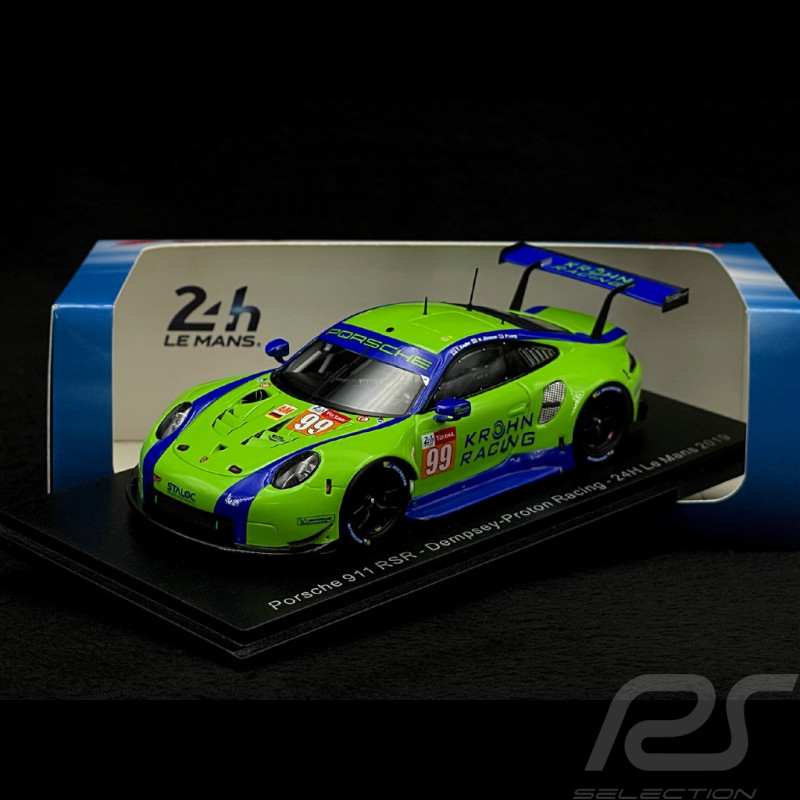 Porsche 911 RSR typ 991 n° 99 Dempsey - Proton Racing Le Mans 2019 1/43 Spark S7950