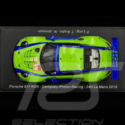 Porsche 911 RSR type 991 n° 99 Dempsey - Proton Racing Le Mans 2019 1/43 Spark S7950