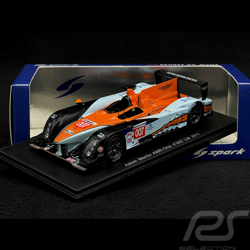 Aston Martin AMR One Gulf n° 007 24h Le Mans 2011 1/43 Spark S2536