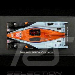 Aston Martin AMR One Gulf n° 007 24h Le Mans 2011 1/43 Spark S2536