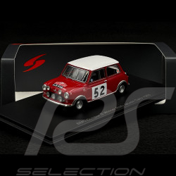 Mini Cooper S n°52 Vainqueur Rallye Monte Carlo 1965 1/43 Spark S1193