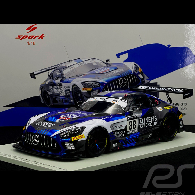 Mercedes-AMG GT3 n° 88 24h Spa 2020 1/18 Spark 18SB026