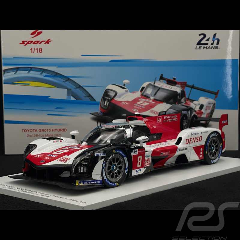 Toyota GR010 Hybrid n° 8 2ème 24h Le Mans 2021 1/18 Spark 18S690