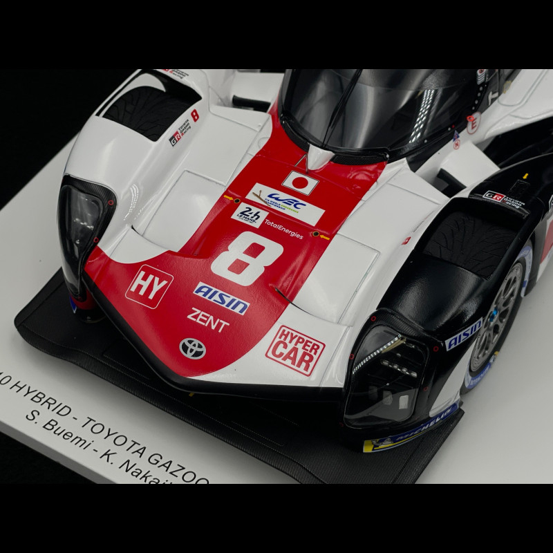 Toyota GR010 Hybride - Modèle Réduit 1/18 IXO - 2ème Aux 24H Du Mans 2024