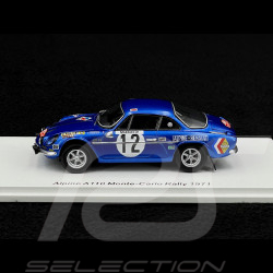 Alpine A110 n° 12 Rallye Monte Carlo 1971 1/43 Spark S6106