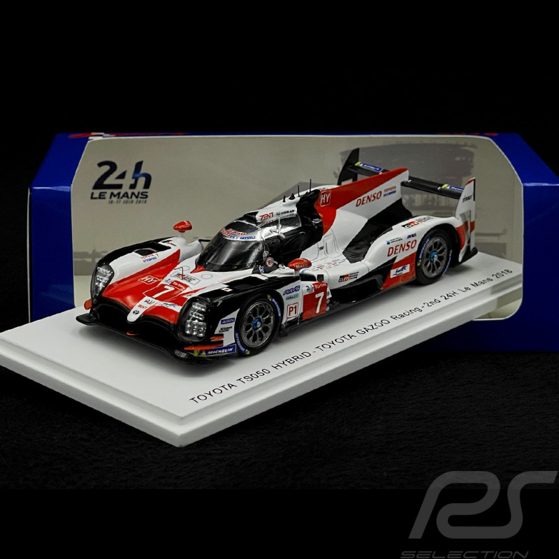 Toyota TS050 Hybrid n° 7 2ème 24h Le Mans 2018 1/43 Spark S7006