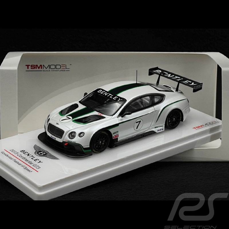 Bentley Continental GT3 Goodwood Festival of Speed 2013 White / Black 1/43 True Scale TSM144314