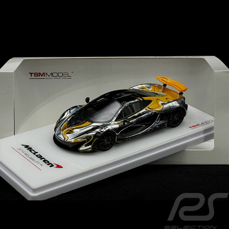 McLaren P1 Art Car by Sticker City 2014 Blanc / Noir / Orange 1/43 True Scale TSM164350