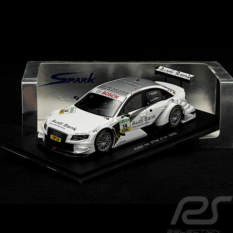 Alexandre Premat Audi A4 DTM n° 14 DTM 2009 1/43 Spark S2511