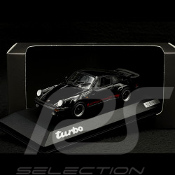 Porsche 911 Turbo Typ 930 1974 50. Jahrestag Schwarz 1/43 Minichamps WAP0202200S930