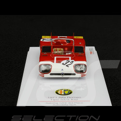 Alfa Romeo Tipo 33 /3 N° 32 3ème 12h Sebring 1971 Autodelta 1/43 Truescale TSM144310