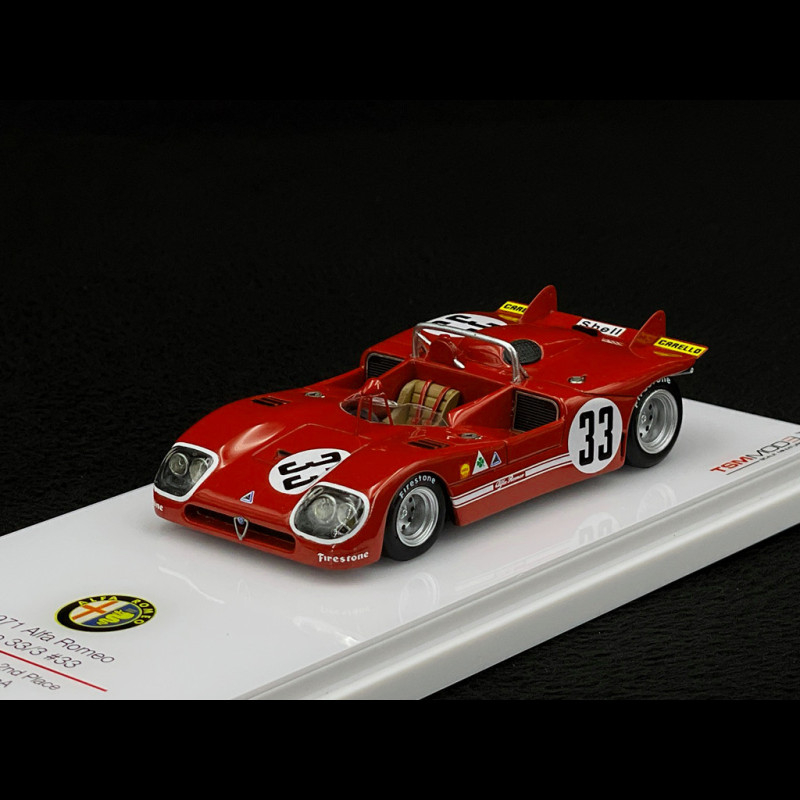 Alfa Romeo 33/3 54 1000 Km de Brands Hatch 1971 Adamich Pescarolo Truescale TSM164304