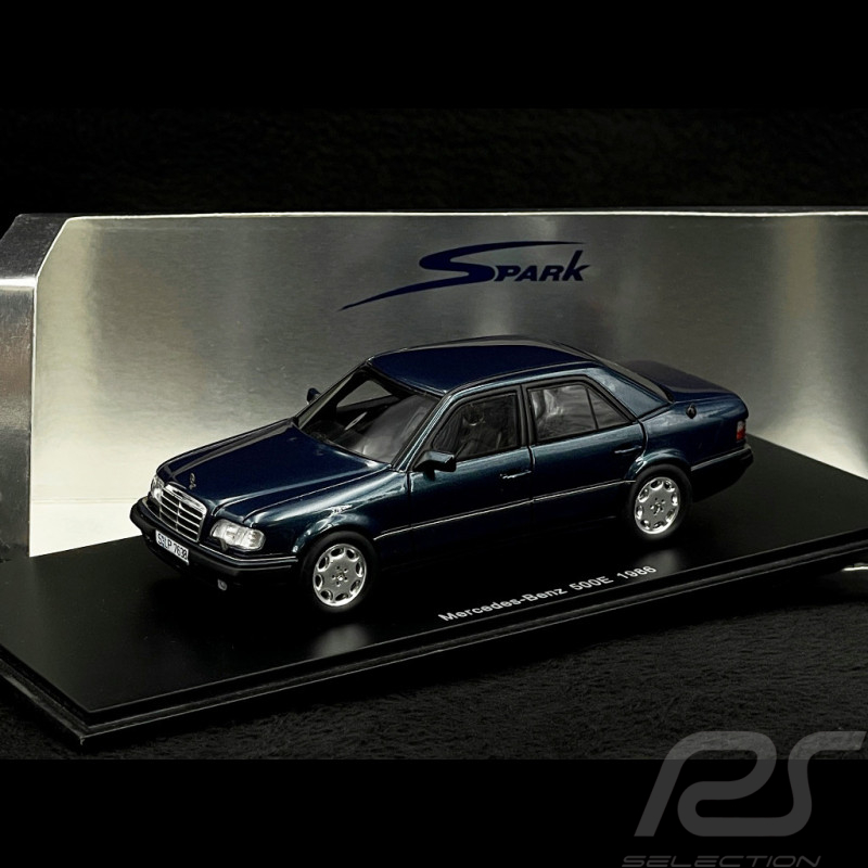 Mercedes-Benz 500E 1986 Petroleumblau 1/43 Spark S1020