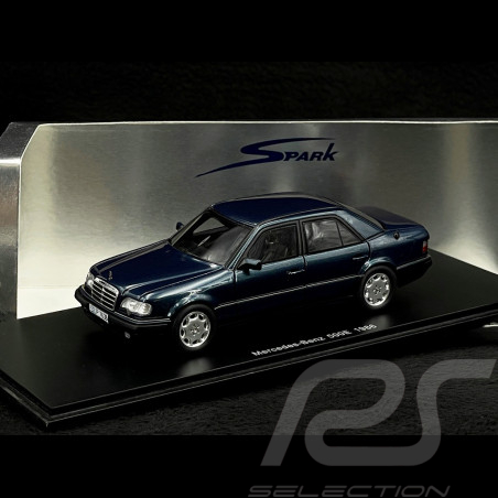 Mercedes-Benz 500E 1986 Petroleum Blue 1/43 Spark S1020