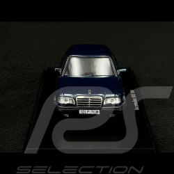 Mercedes-Benz 500E 1986 Petroleum Blue 1/43 Spark S1020