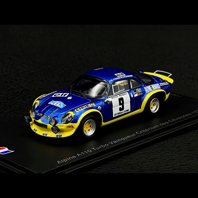 Modellspielwaren Reinhardt - 1/43 Solido Verem Alfa GTZ Rallye Criterium Des Cevennes 1965 mit