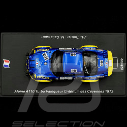 Alpine A110 Turbo n° 9 Vainqueur Critérium des Cévennes 1972 1/43 Spark SF228