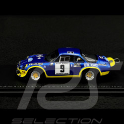 Alpine A110 Turbo n° 9 Vainqueur Critérium des Cévennes 1972 1/43 Spark SF228