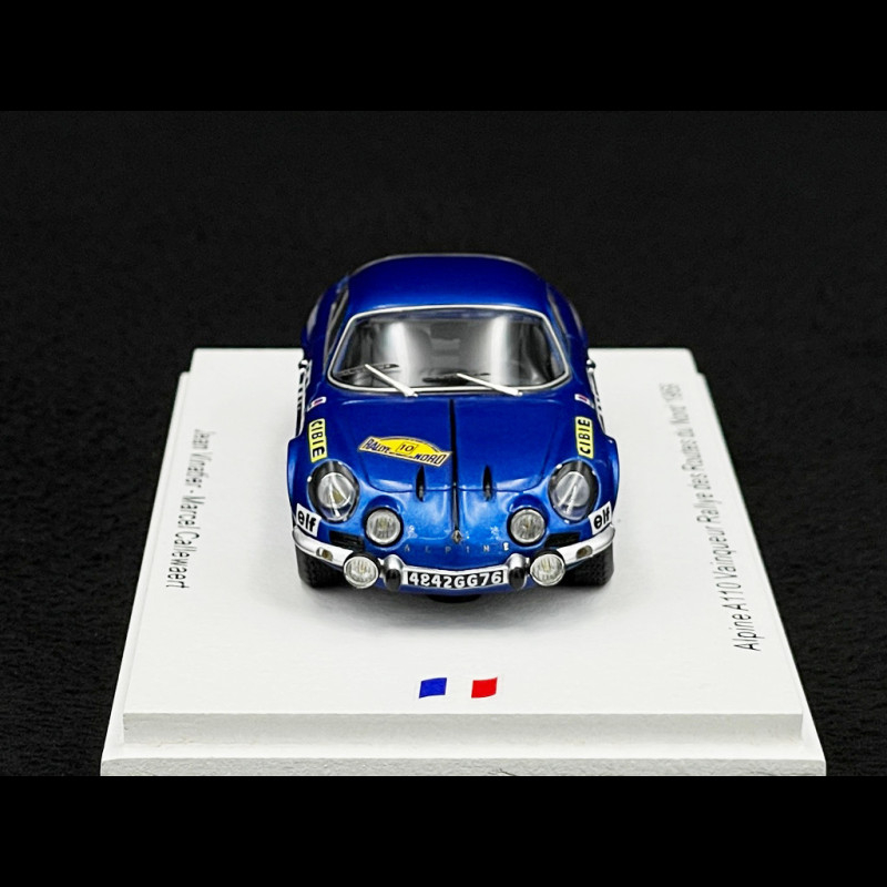 Miniature Spark SF127 Alpine A110 N°10 – Vainqueur Rallye Routes Du Nord 1969 – 1/43