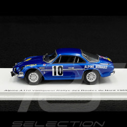 Alpine A110 n°10 Winner Rallye des Routes du Nord 1969 1/43 Spark SF231